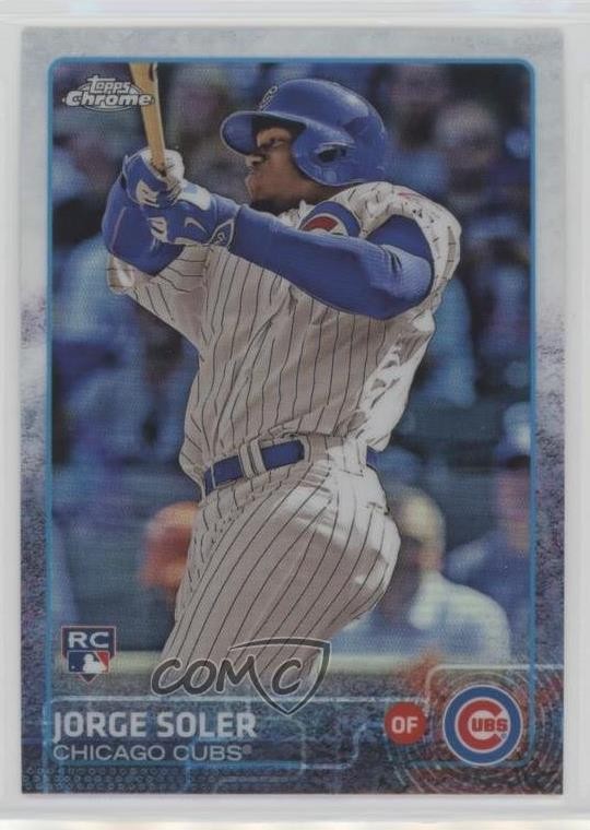 2015 Topps Chrome Refractor Jorge Soler (Batting) #154 Rookie RC 0t2