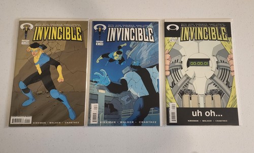 INVINCIBLE #1 #2 #4 Comic Lot (2003) 1st Print Keys Kirkman