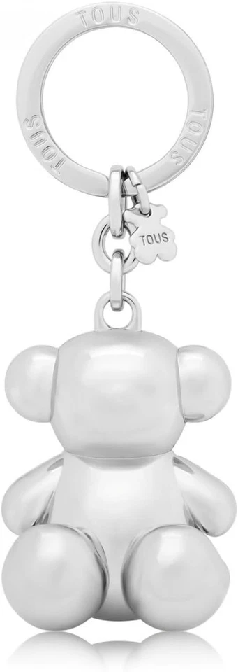 Portachiavi Metal Bold Bear 395910426 Metallo, Argento, Taglia Unica, Moderno - Immagine 4 di 4