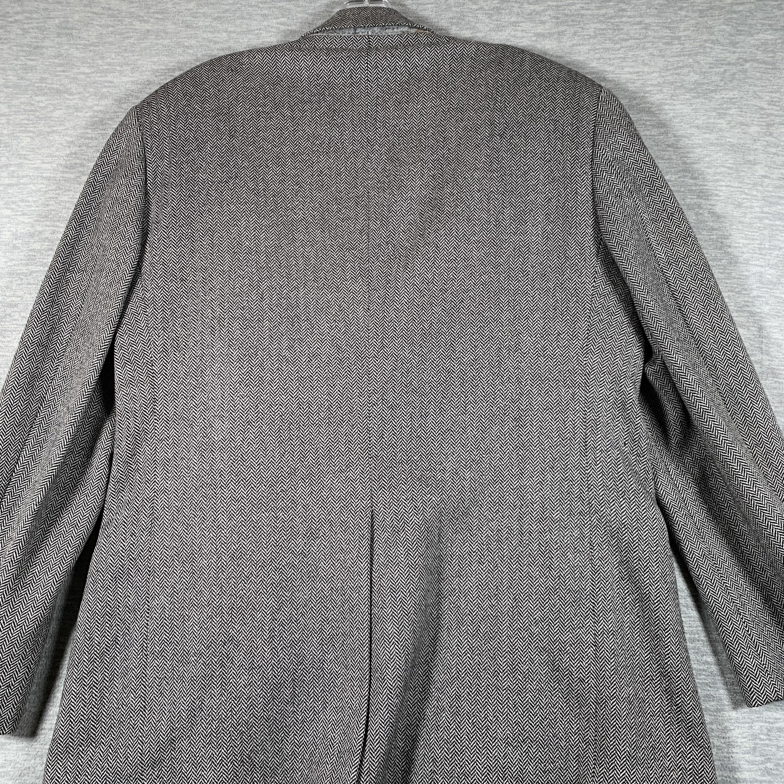 Vintage Brooks Brothers Blazer Mens 41 Herringbone Lambswool Sport Coat 2000s thumbnail 7
