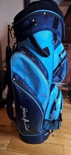 Green Lamb Ladies Large Carry Golf Bag, Blue Two-Tone, wi Strap n Hood see flaws