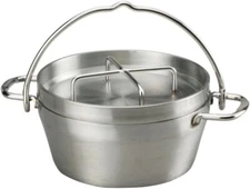 SOTO ‎ST-908 Stainless Steel Dutch Oven (8 inches) Made in Tsubame Sanjo Japan