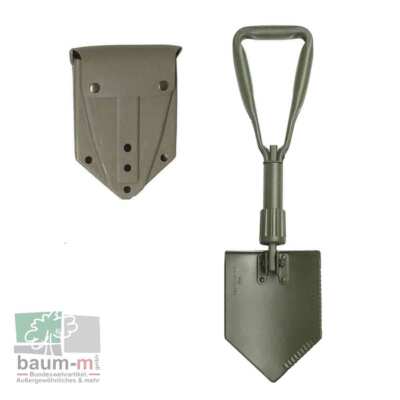 Bundeswehr Klappspaten Original nach TL Oliv Schaufel Tasche Tragbar Bw Survival