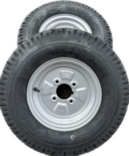 2x 5.00-10 4PR trailer Wheels tyres 4 Stud 4inch PCD 67mm centre