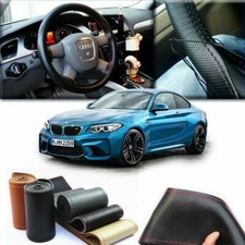 X Revêtement En Cuir Pour Coudre Le Volant De Voiture Sport Noir Sus
