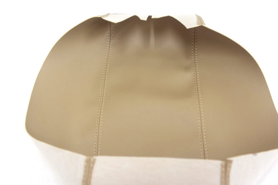 Se adapta a 98-04 Cadillac Seville reposabrazos de cuero sintético cubierta de consola central beige Foto 2 de 2