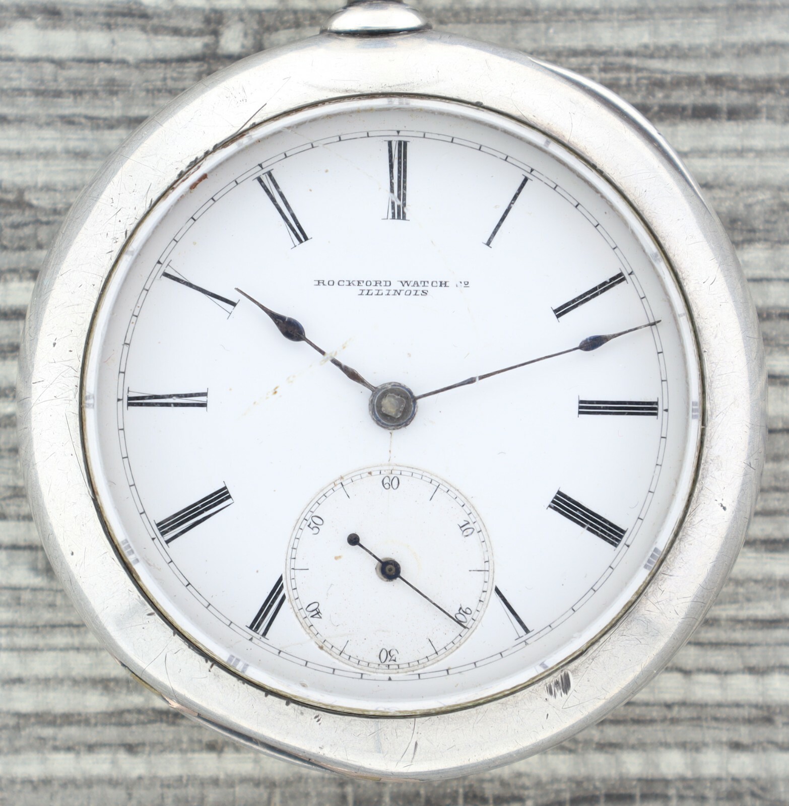 Rockford Watch Co. Grade 9 Jewels Pocket Watch image 2