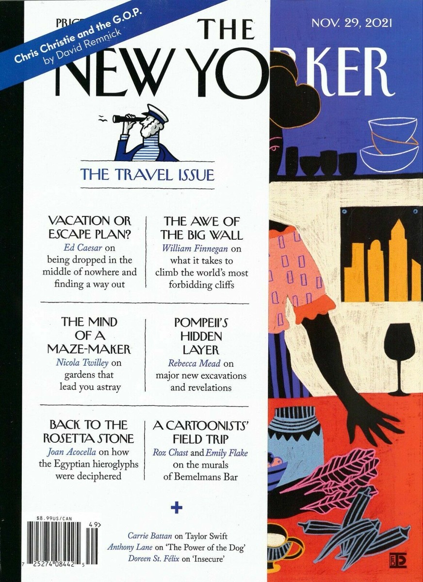 THE NEW YORKER MAGAZINE | NOV 29, 2021 | THE TRAVEL ISSUE | eBay