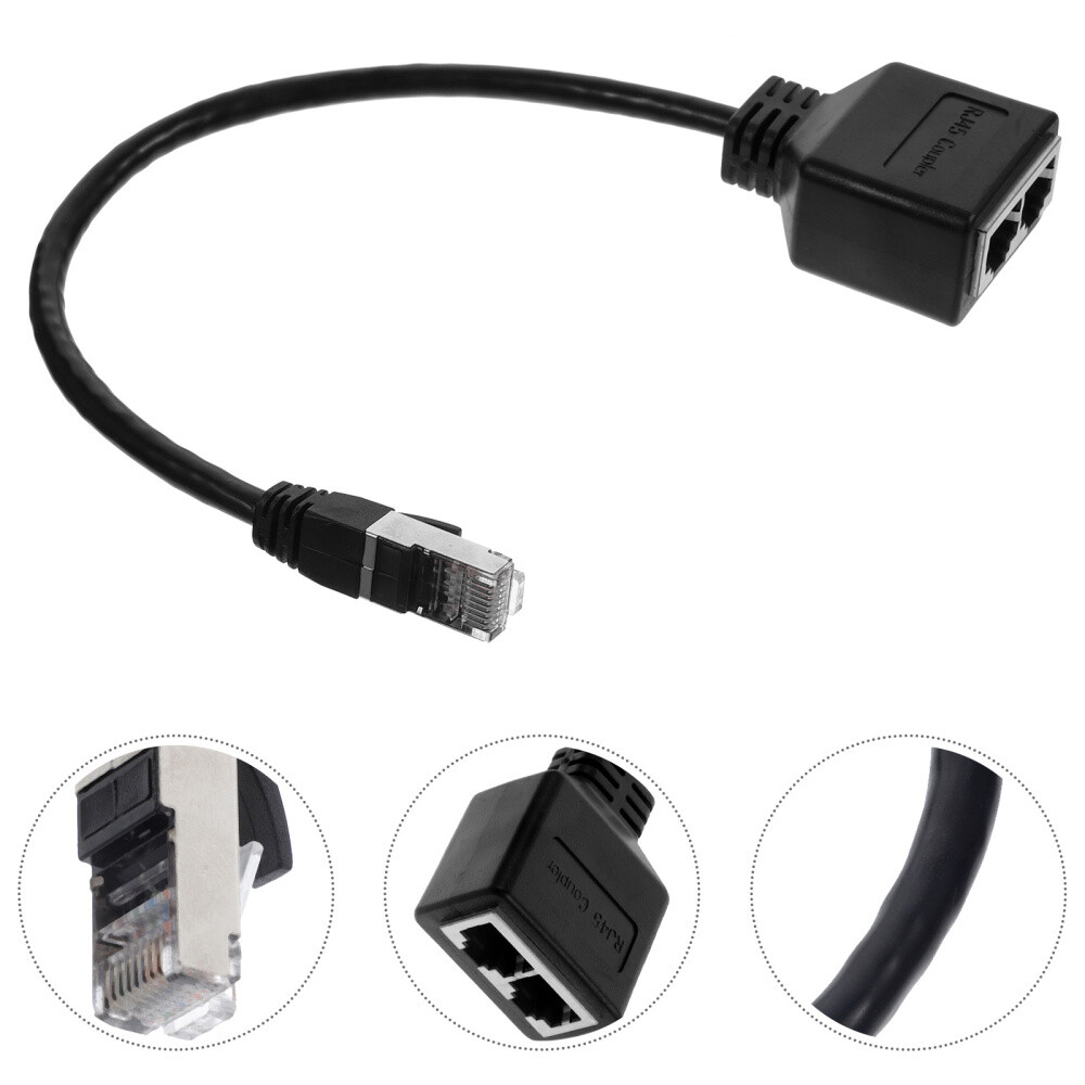 Adaptateur RJ45 Double Femelle Pour Téléphone - Connecteur Uxcell