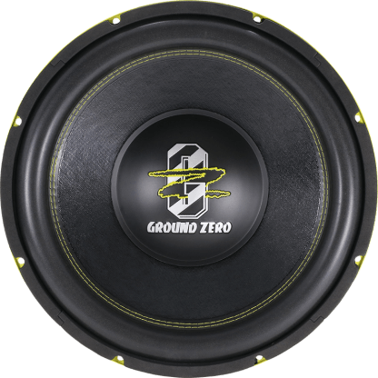 Subwoofer Ground Zero 38 cm GZRW 15XSPL 2x2Ω 1800watt new Giallino sub gz auto - Foto 4 di 4