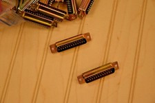 5pcs - AMPHENOL CONNECTOR - 25 PIN D-SUB SOLDER CUP MALE