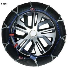 Catene da neve Slim Grip 7mm per Auto Omologate GR6 Gomme 195/50-15