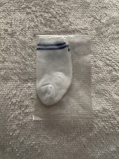 American Girl Doll White Socks With Blue Stripe New