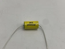 MET metalized polyester film capacitor axial lead 0.015uf/400V, 153K400