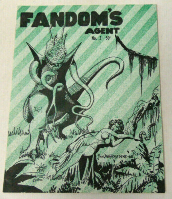 Fandom's Agent #2 VF/NM 1968 Fanzine Adzine Jim VanHollebeke Chuck Wooley