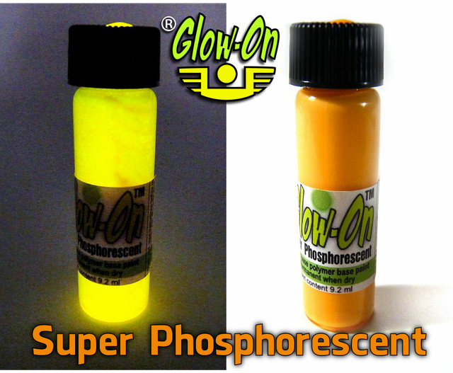 Glow On ORANGE Glow Paint For Gun Sights Fishing Lures Lg 9 2 Ml Vial 