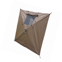 Clam 9898 Wind Panels With Windows (3 Pack), Brown Clam 9898 Wind Panels With Windows (3 Pack), Brown