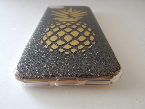 DABNEY LEE Protective Glitter Case iPhone SE/8/7 Pineapple/Gold GL/Clear/Black - Picture 10 of 10