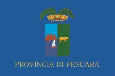  Fahne Flagge Pescara Provinz 30 x 45 cm Bootsflagge Premiumqualität