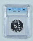1955 Franklin Half Dollar PR66 ICG