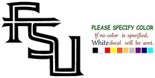 FSU Adhesive Vinyl Decal Sticker Car Truck Window Bumper Tablet Laptop JDM 9"
