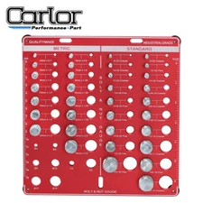 34 Standard and Metric Nut and Bolt Thread Checker Bolt and Nut Identifier Gauge