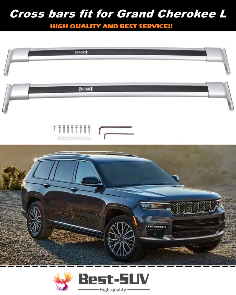 Jeep Grand Cherokee L 2021 2022 Roof Rack Cargo Cross Bars for Luggage-image