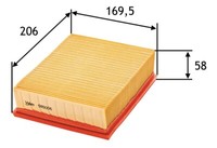 Valeo Luftfilter FüR Peugeot 206 Citroen Xsara Picasso Van