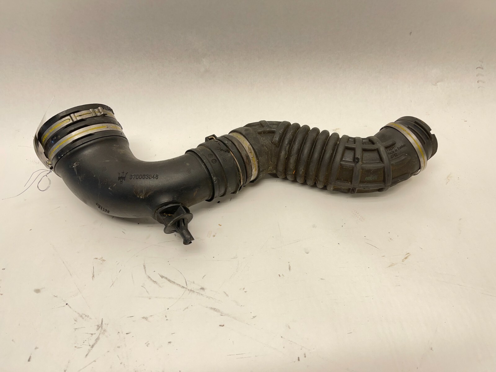 14-17 MASERATI GHIBLI 3.0L LEFT DRIVER SIDE LOWER INTAKE HOSE SLEEVE OEM