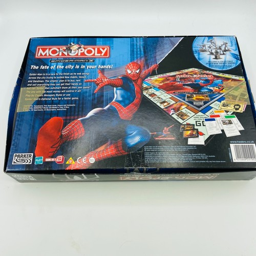 Spider-Man Monopoly Board Game Marvel Hasbro 2007 Complete - Picture 4 of 22