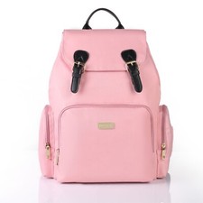 Stylish Waterproof Travel PINK Multifunction Infant Mom Backpack Bag PINK