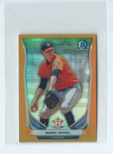 2014 Bowman Chrome MINI Mark Appel ORANGE REFRACTOR RC #317 8/10 SP RARE ASTROS