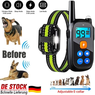 Antibell Elektro Pet Dog Training E-Halsband Anti-Bark Obedience Stromschlag