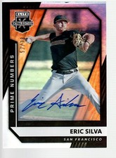 2021 Elite Extra Edition Signatures Prime Numbers B #40 Eric Silva 52/73