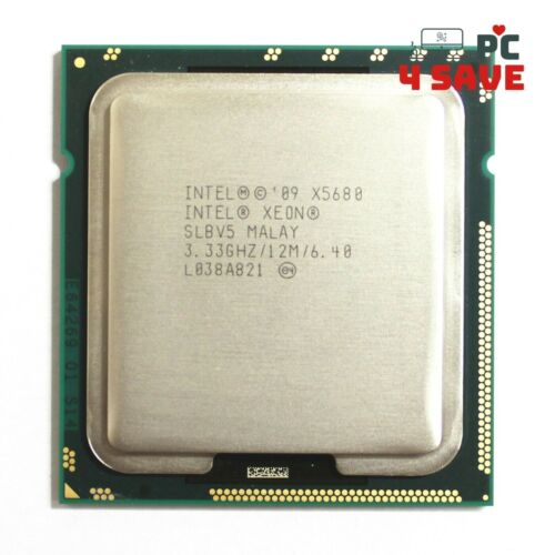 Intel Xeon X5680 SLBV5 3.33GHz Six Core 12M LGA-1366 Server CPU Processor 130W