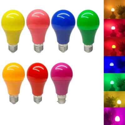 Bunte LED Birne E27 B22 Lampe 5W Lampe für Party Home Decor Beleuchtung 220V