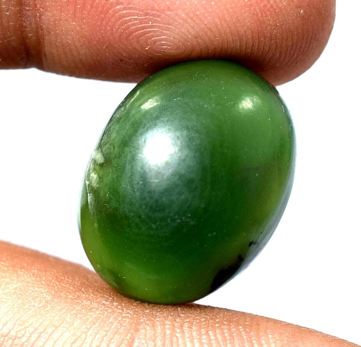 Serpentine D'Afrique - Pierre Naturelle 22,60 Carats - Format 23,4 X 17,7 Mm