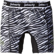 Intensity By soffe Girls 5-inch Stolen Base Low Rise Slider Shorts Zebra/Black-M