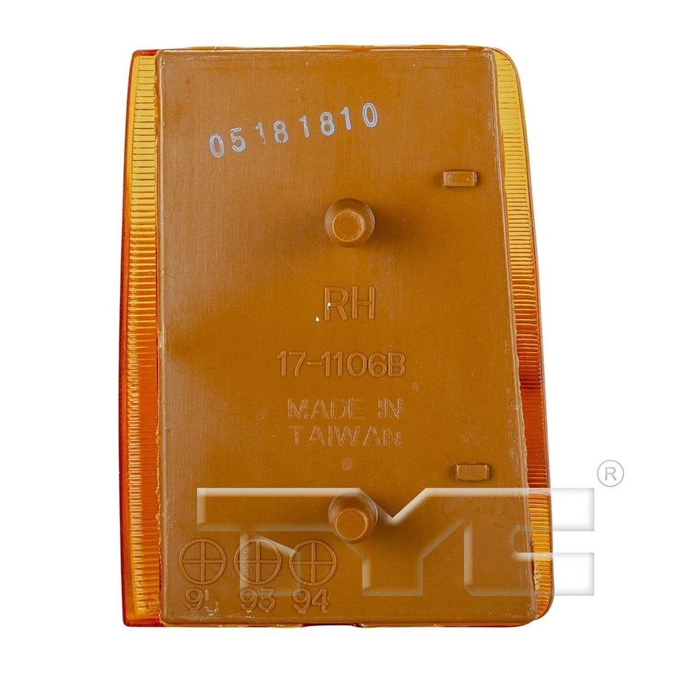 Conjunto de luz indicadora lateral para Chevrolet C3500 1993 1992 1991 1990 1989 1988 - Imagem 4 de 4