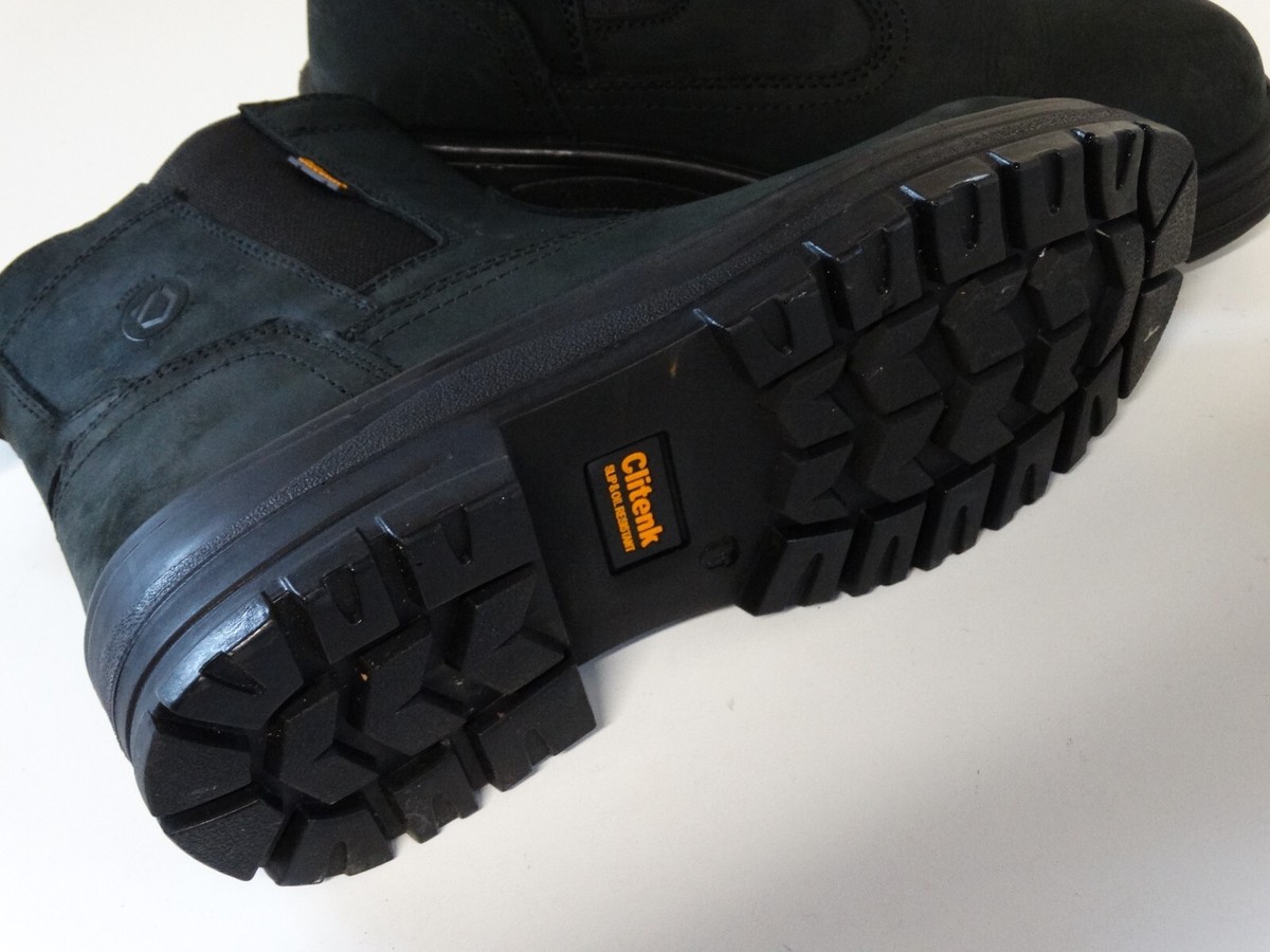 Clitenk Black Steel Toe Boots Sz 9 Tarantula 8 main image 3