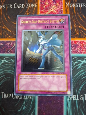 yugioh self destruct button deck Yu-Gi-Oh! - Kozaky's Self-Destruct (DR3-EN232) - Dark Revelations 3 - Unlimited Edition Both players Life Points become 0. Self-Destruct Button [1st Edition] IOC-105