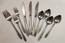 Oneida EMBER GLOW Oneidacraft Deluxe 10 Piece Stainless Flatware Serving Fork