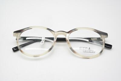 Lunettes EBM Design 3369 - Monture Ovale Bariolé Noir - Acétate - Neuf Sans étiquette