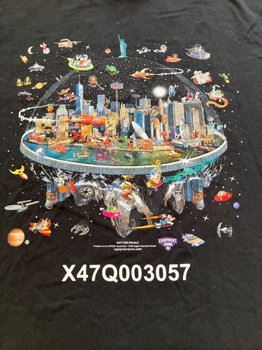 Rare Nickelodeon Stuck in the 90s Graphic T Shirt L Black 90s Cartoons