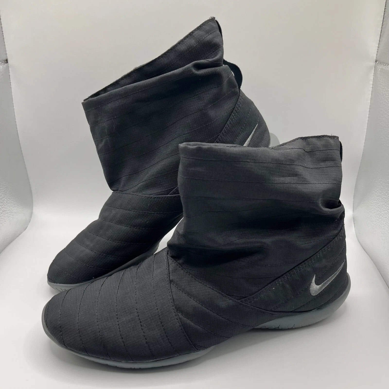 Nike Studio Mid Pack scarpe nere scarpe da ginnastica stivali avvolgenti donna taglia UK 4 EU 37 5
