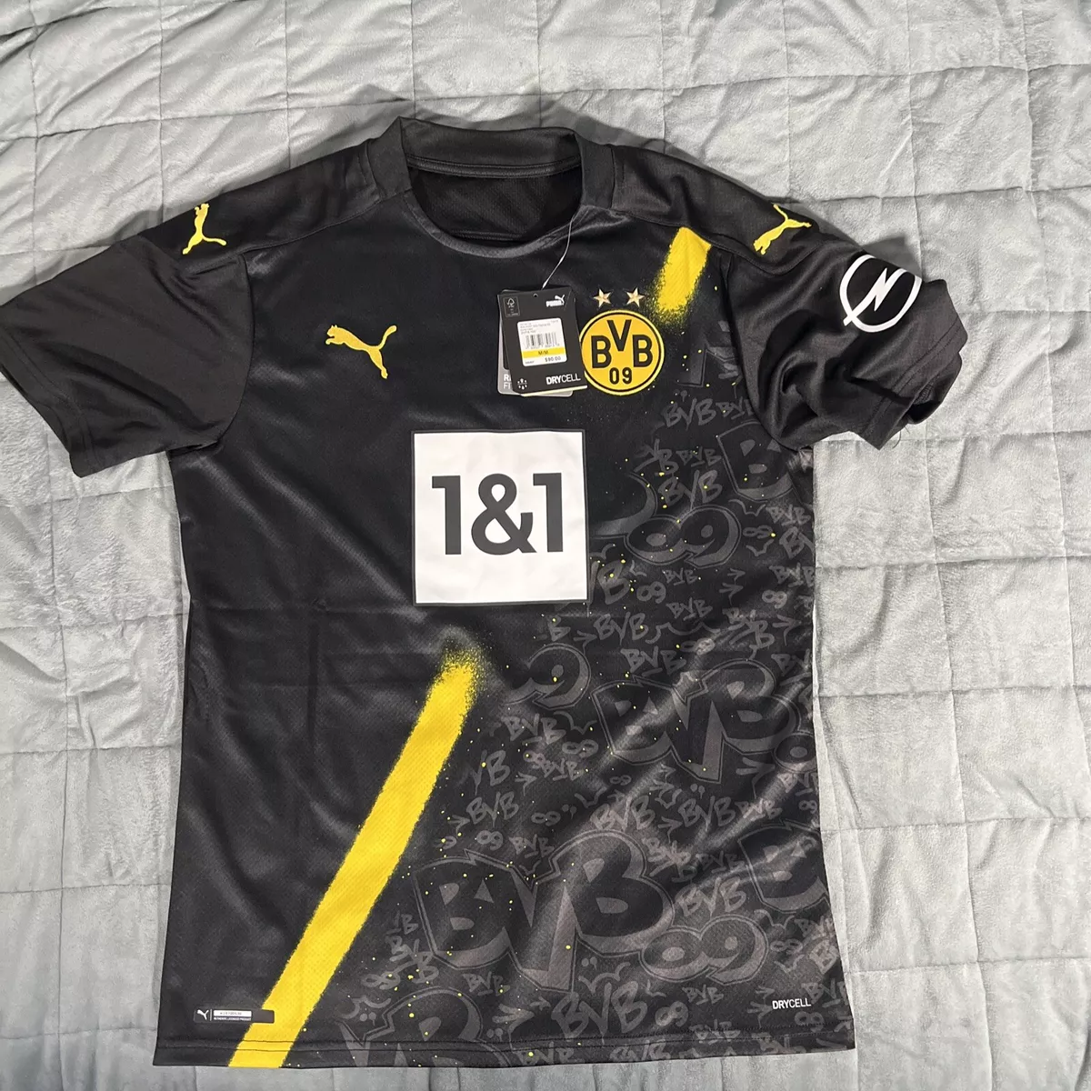 Puma Borussia Dortmund Away Jersey 20/21 (Black) M