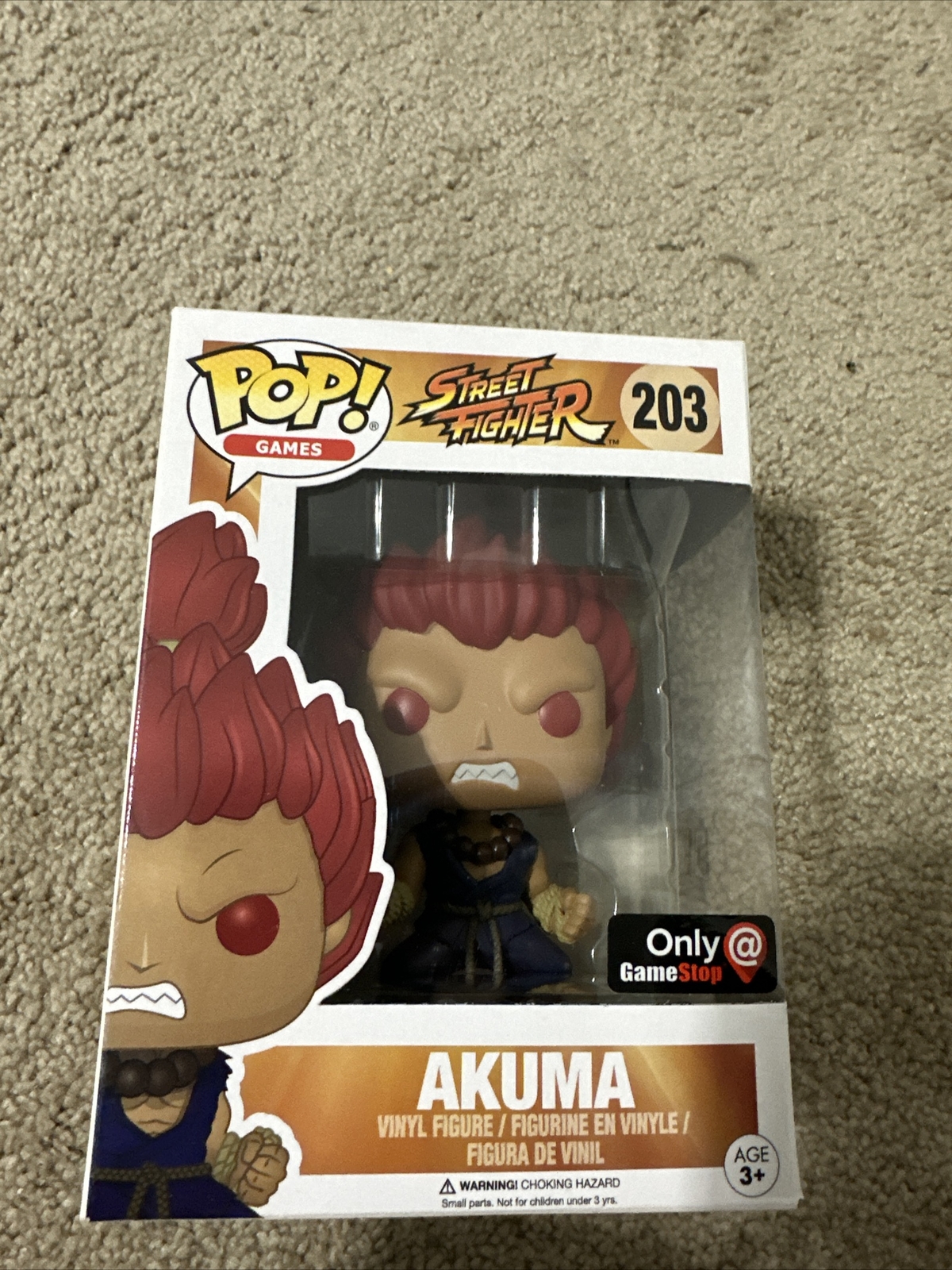 Street Fighter Funko POP! Vinyl Gamestop Exclusive - Akuma