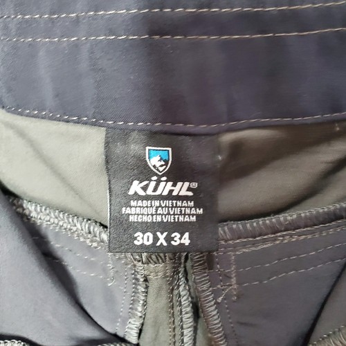 Kuhl Resistor Lite Chino Pants Men's Size 30x34 Gray Slate Stretch Hiking Casual - Picture 4 of 18