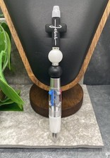 Handmade Silicone Bead Rhinestone 5 Color Ink Pen New Free Ship Jesus Cross