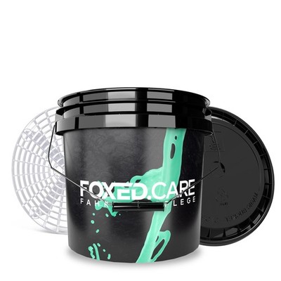 Autopflege Set Wascheimer Auto Foxed Care 3,5 GAL 12L Eimerdeckel Eimereinsatz
